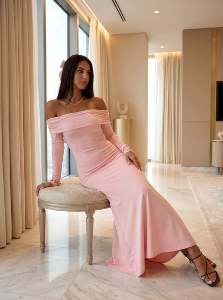 Pink Roselle Dress