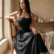Black Solenne Dress