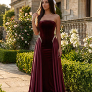Burgundy Midnight Grace Gown