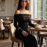 Black Roselle Dress