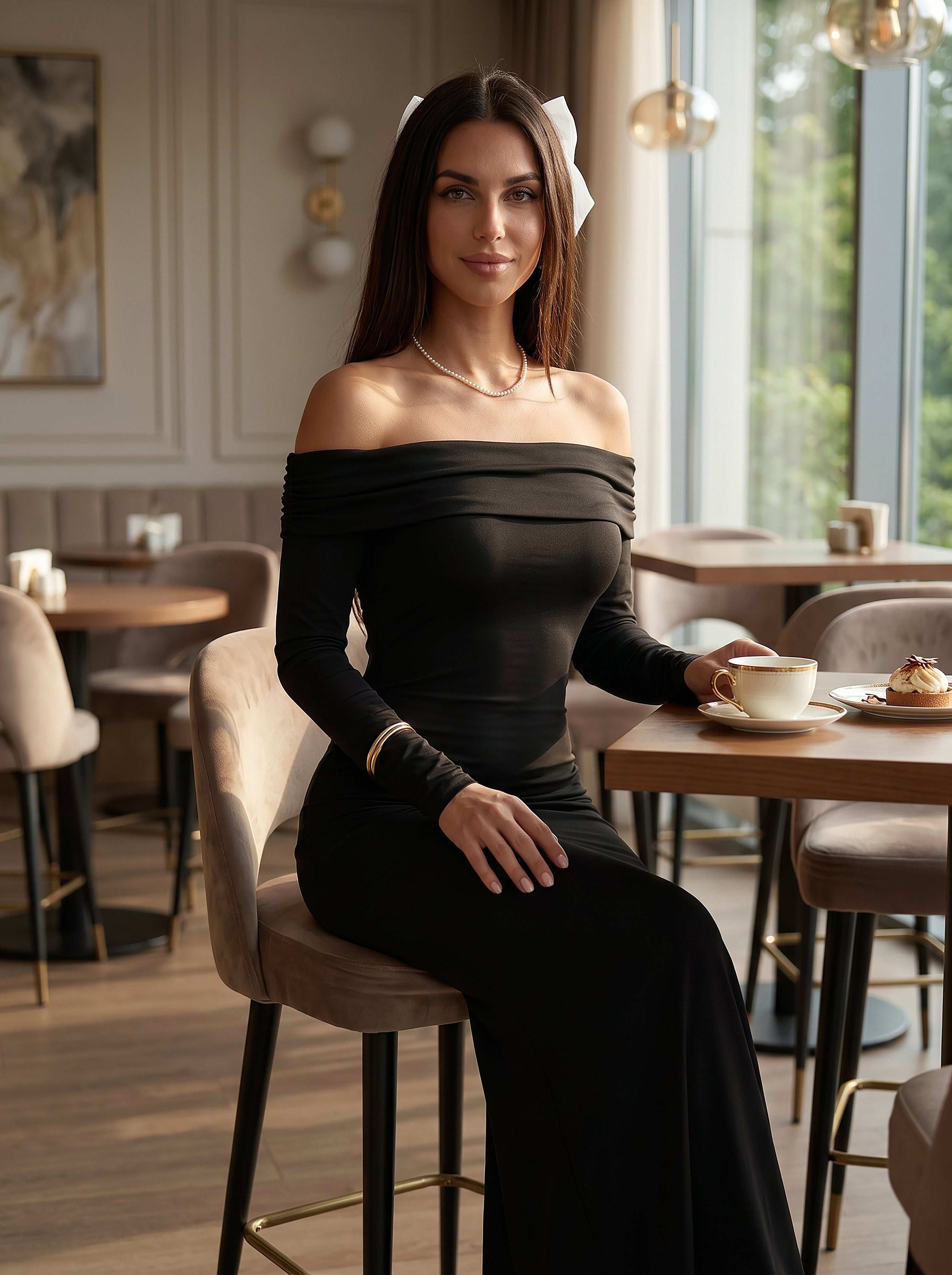 Black Roselle Dress