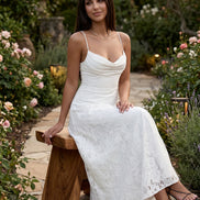 White Celestine Dress
