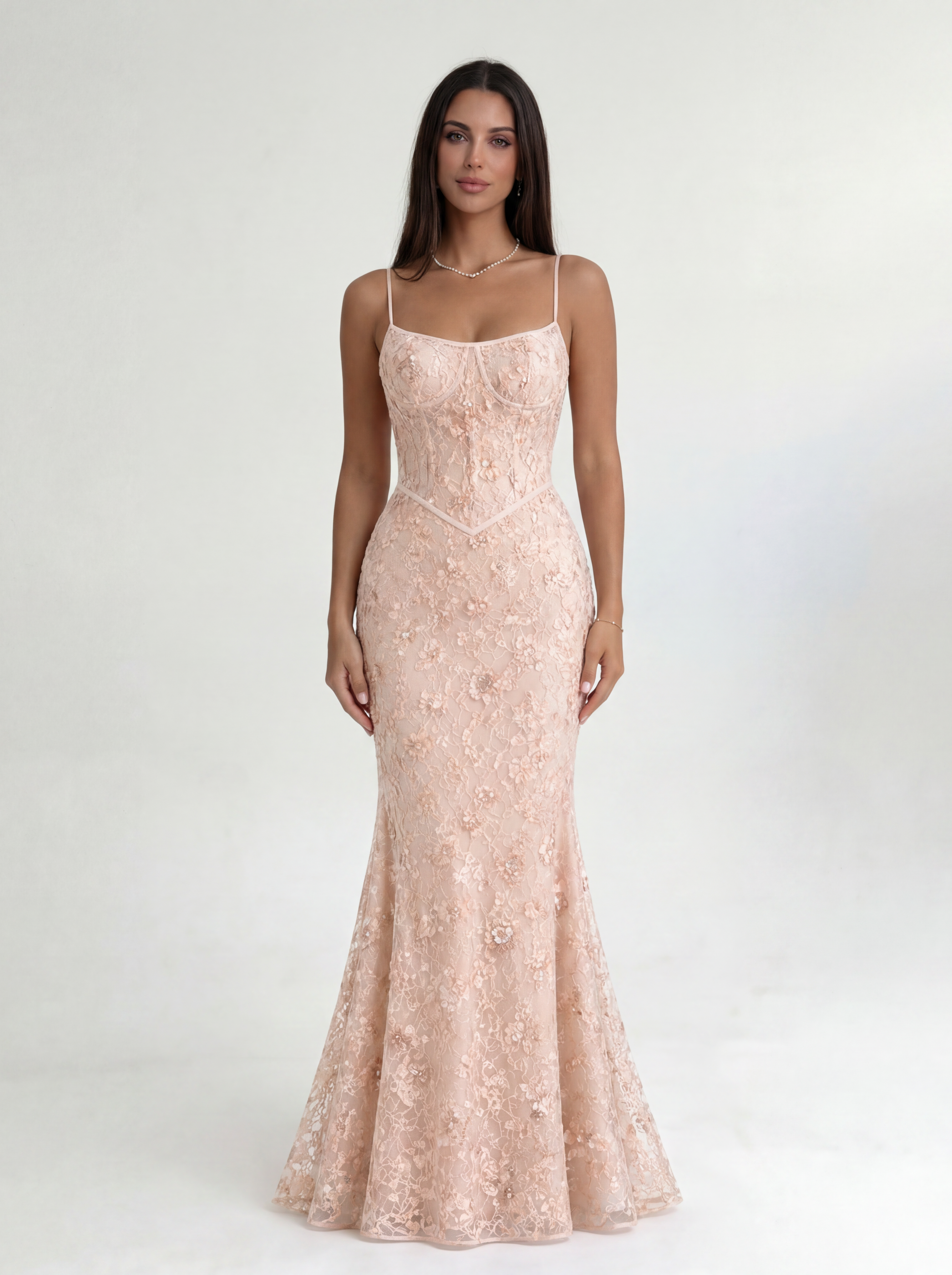 Cavelle Noire – Baby Pink Noir Éclipse Gown