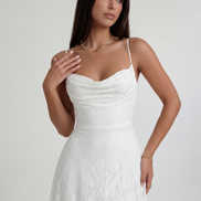White Celestine Dress
