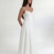 White Celestine Dress