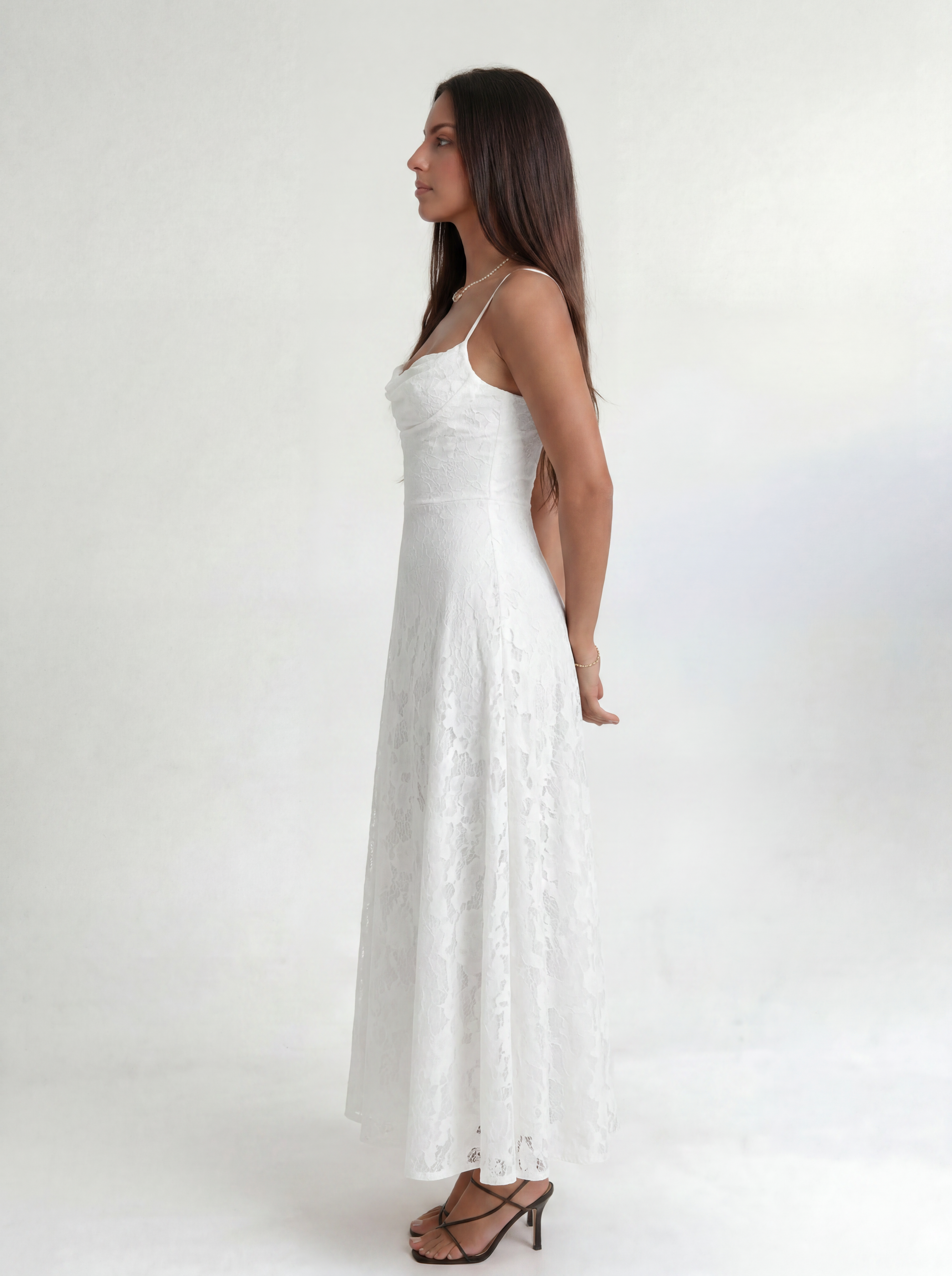 White Celestine Dress