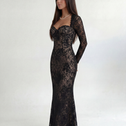 Black Crimson Obsession Gown