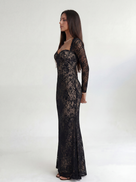 Black Crimson Obsession Gown