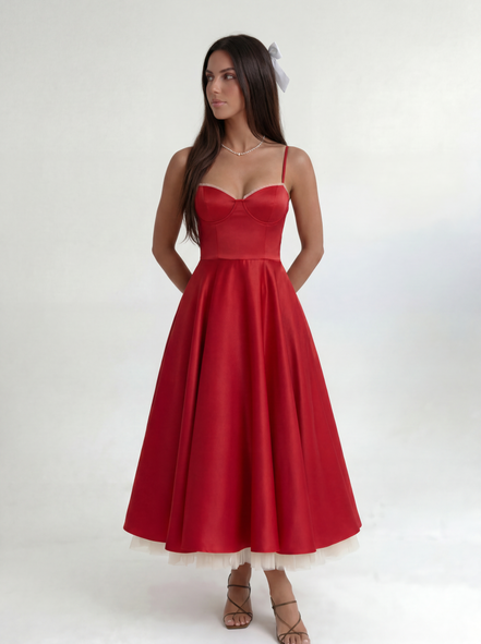 Red Golden Hour Dress