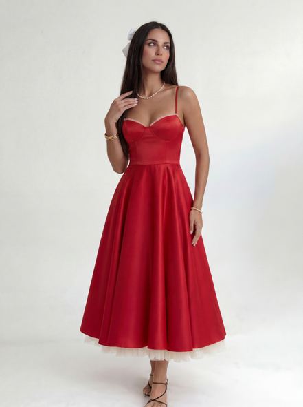 Red Golden Hour Dress