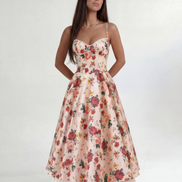 Floral Golden Hour Dress