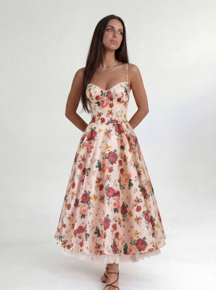 Floral Golden Hour Dress