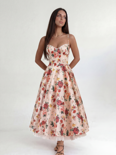 Floral Golden Hour Dress