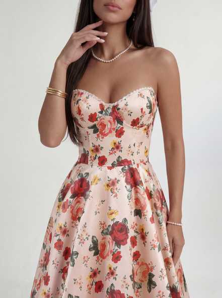 Floral Golden Hour Dress