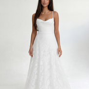 White Celestine Dress