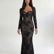 Black Crimson Obsession Gown
