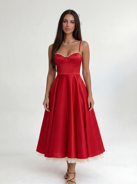 Red Golden Hour Dress
