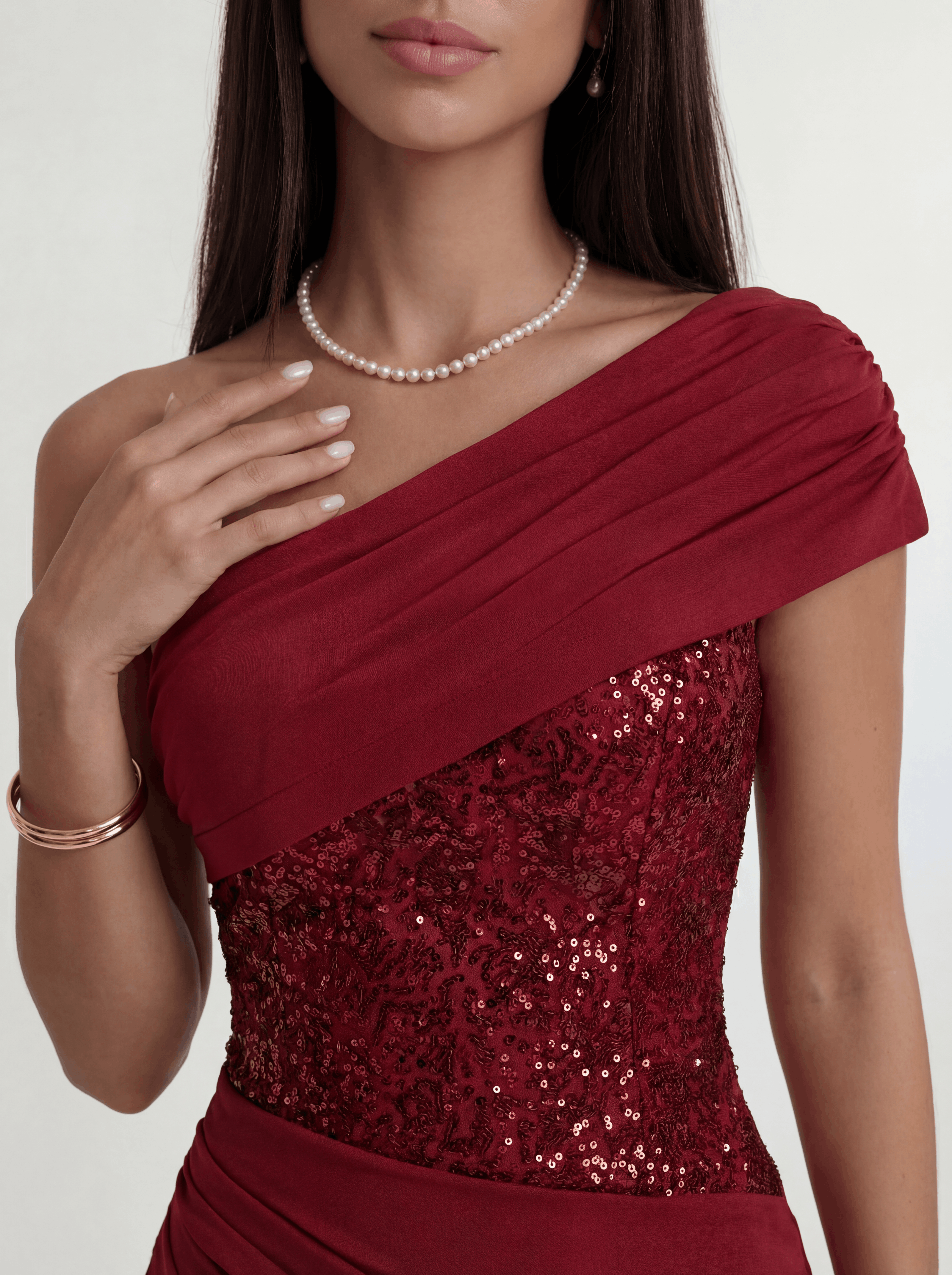 Red Rouge Élégance Gown