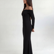 Black Roselle Dress