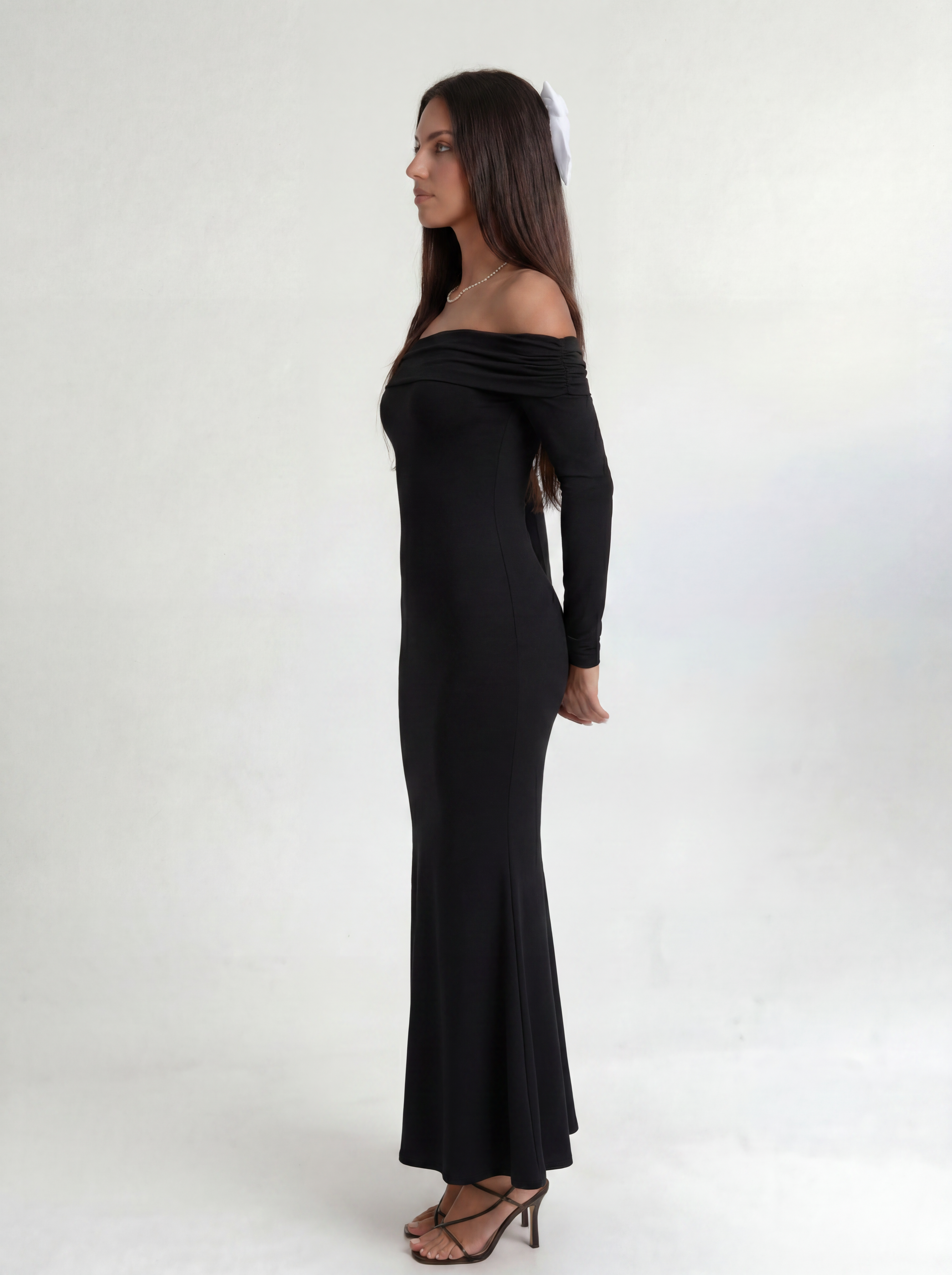 Black Roselle Dress