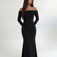 Black Roselle Dress