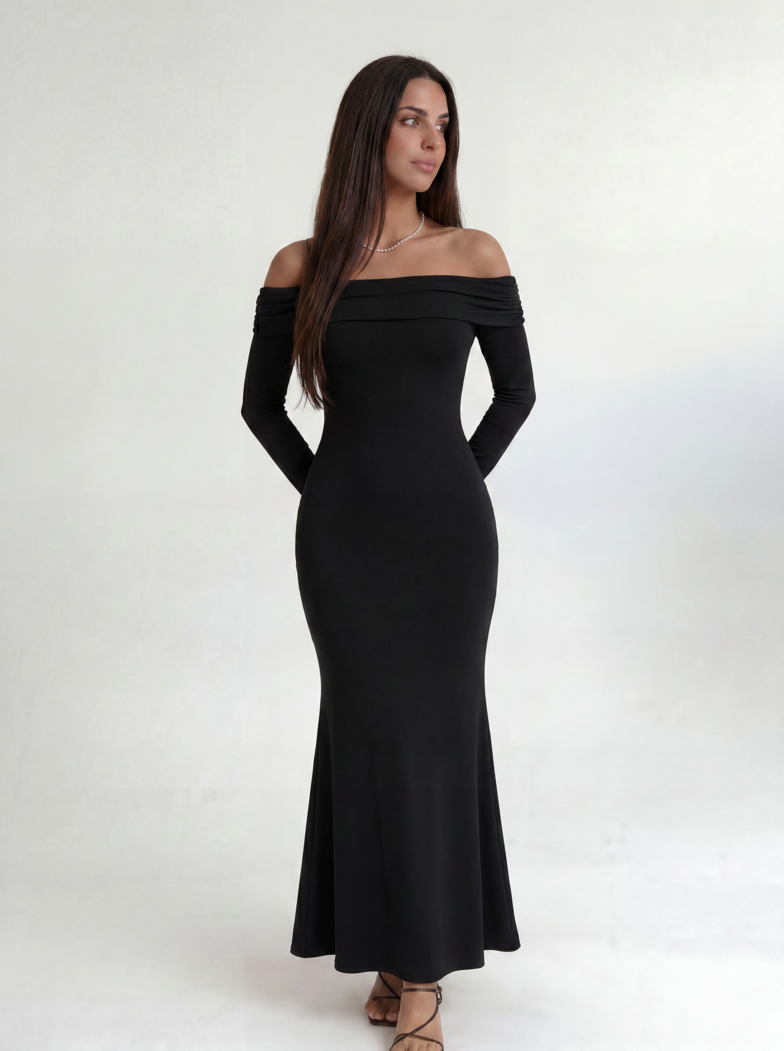 Black Roselle Dress