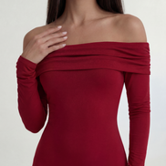 Red Roselle Dress