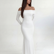 White Roselle Dress