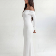White Roselle Dress