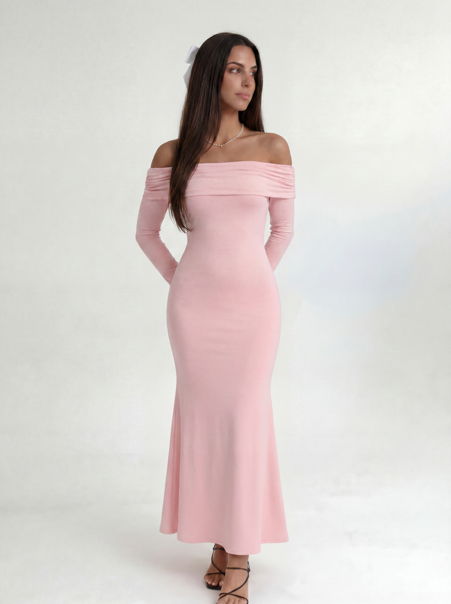 Pink Roselle Dress