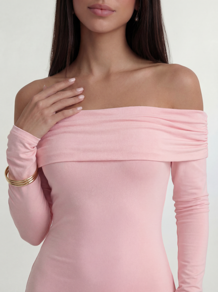 Pink Roselle Dress