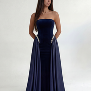 Navy Blue Midnight Grace Gown