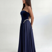 Navy Blue Midnight Grace Gown