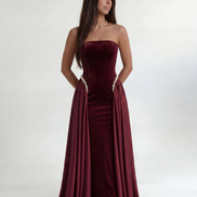 Burgundy Midnight Grace Gown
