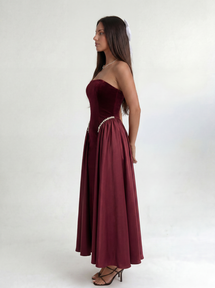Burgundy Midnight Grace Gown