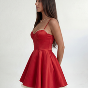 Red Eclipse Layer Dress