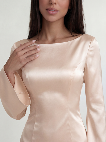 Beige Marcelline Dress