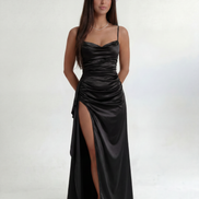 Black Scarlet Siren Gown