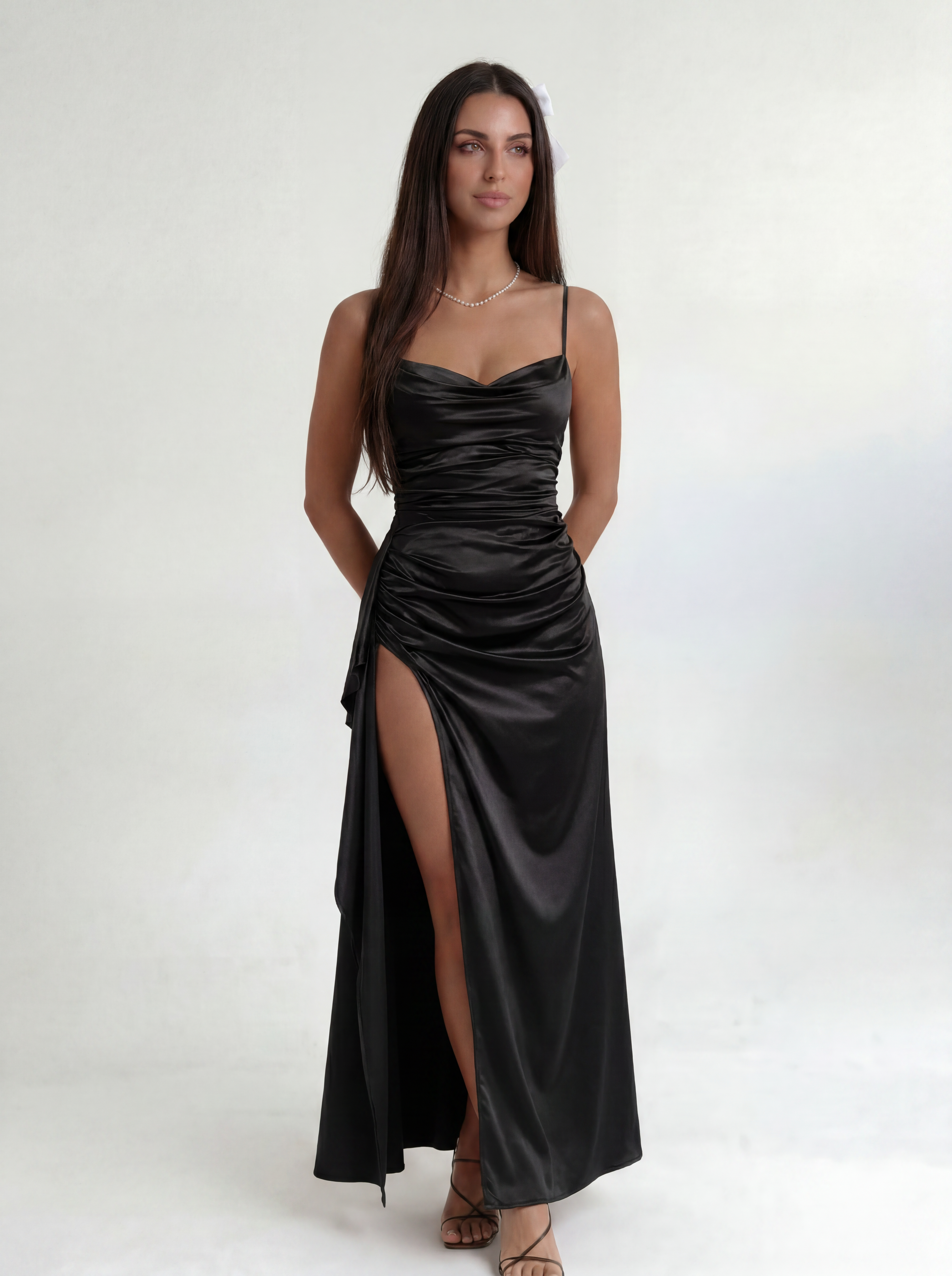 Black Scarlet Siren Gown