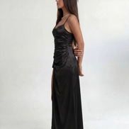 Black Scarlet Siren Gown