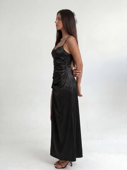 Black Scarlet Siren Gown