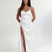 White Scarlet Siren Gown