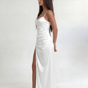 White Scarlet Siren Gown