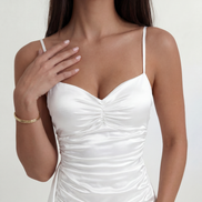 White Scarlet Siren Gown