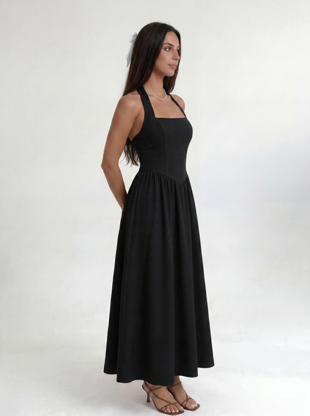 Black Solenne Dress