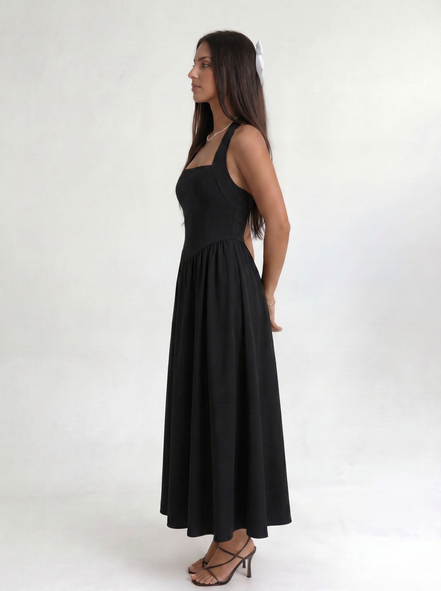Black Solenne Dress