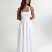 White Solenne Dress