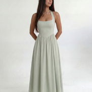 Green Solenne Dress