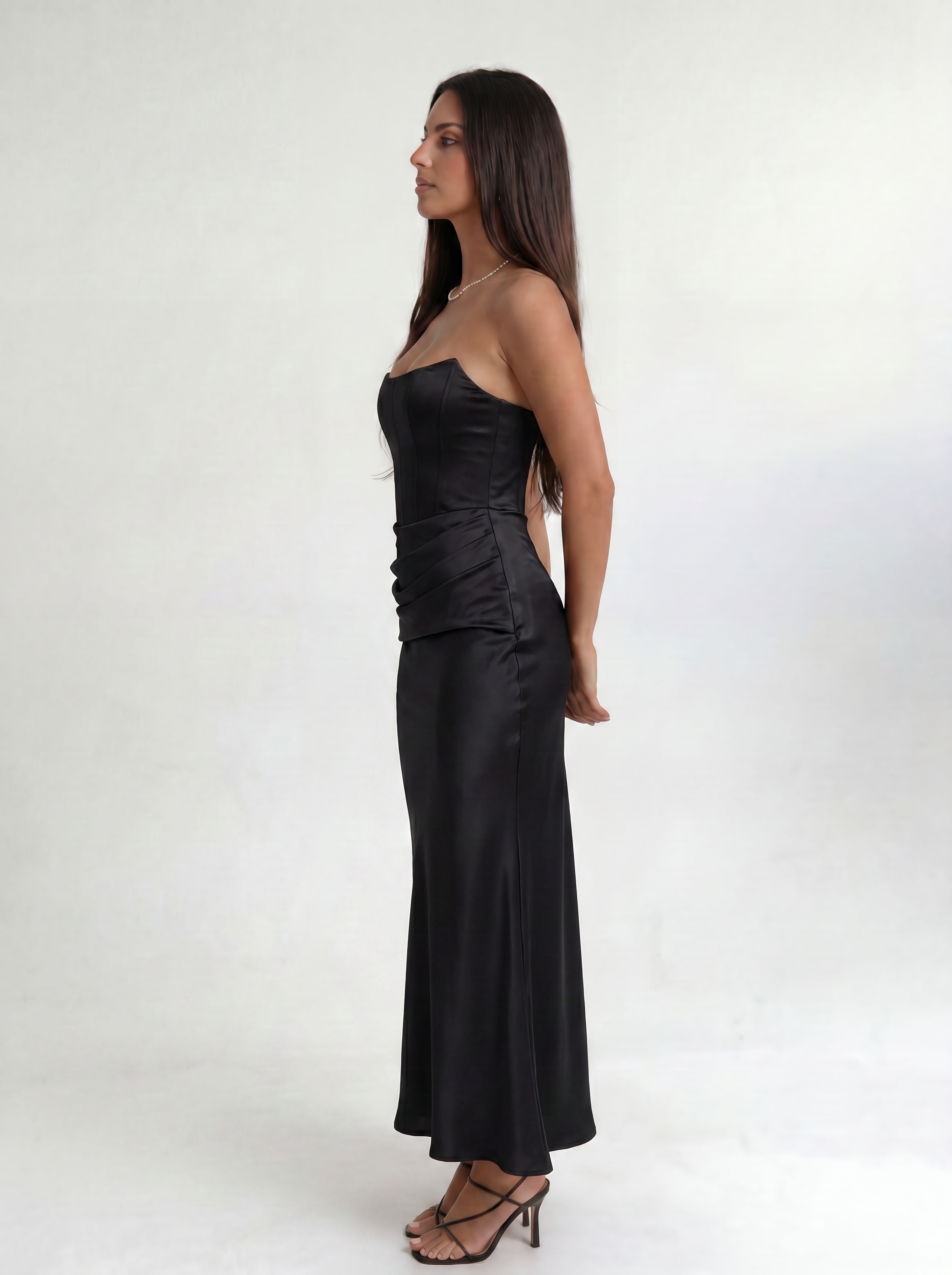 Black Midnight Contour Gown