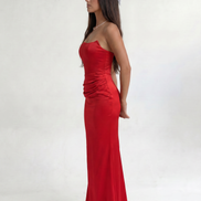 Red Midnight Contour Gown